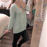 Andrée Andree floral embroidered small top Photo 2