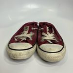 Converse  sneakers with elastic back maroon with silver‎ size 6 Photo 1