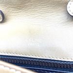 CELINE • Vintage Macadam Triomphe canvas and leather shoulder bag Photo 13