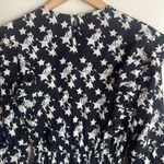 ANINE BING Star Print Silk Cleo Dress Photo 9