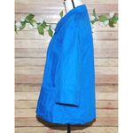 Coldwater Creek Blue Button Up Jacket Size 10 Lined 3/4 Sleeve Pockets Photo 6
