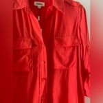 L'Agence NWT L’Agence Lunetta Military button down top  in Hibiscus XS Photo 11
