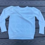 Design History  small cream purple green granny core sweater crochet geometric Photo 2