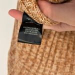 BLANKNYC Heather Ribbed Crewneck Sweater Tan Brown White Marled Winter Photo 10