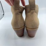 Rebecca Minkoff  Tan Suede Leather Studded D’orsay Ankle Boots Womens 6 Booties Photo 10