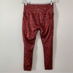 Leg End Burnt Orange Leopard Print Active Wear Pocket Leggings Size M Size M Photo 3
