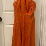 ZARA  Orange Halter Sundress for Cocktail Nights Photo 0