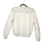 Hampshire Studio Ivory Quarter Zip Mock Neck Sweater Classic Cozy Minimalist PL White Size undefined Photo 0