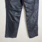Flying Bikes Oakwood Leather Cargo Pants Womens 10 Black Motorcycle Biker Photo 11