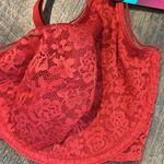 Maidenform NEW‎  Bra Pure Comfort Stretch Lace Underwire Convertible Red 36DD Photo 2