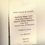 Talbots - White Black and Green business casual button-down top Size MP Photo 4