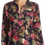 Anthropologie Pleione Floral Long Sleeve Blouse Size Small Photo 0