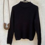 Divided  Ribbed Sweater Black Photo 6