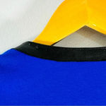 Vince Camuto Emperor Blue Rough & Refined Vegan Leather Blazer Jacket Petite 6 Photo 7