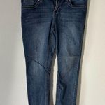 Seven7  Stylish Blue Denim Slim Straight Petite Blue Jeans size 10P Photo 0