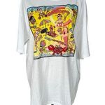 Vintage 90s 7UP Uncola Island Graphic White T Photo 0