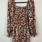 La Ligne x Target | Women's Brown and White Floral Smocked Bodice Size 1X Photo 7