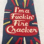 Blue Q  Firecracker Adult Humor Women's Ankle Socks Photo 5