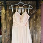 Azazie NWT  Cecilia Dress In Pearl Pink Sz 4 Photo 1