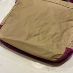 Bensimon Color Block Tan Purple Sporty French Messenger Bag Photo 11