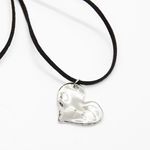 Wrap Tie Up Necklace Silver Photo 0