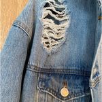 Roolee  oversized distressed jean jacket Photo 1