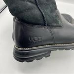 UGG  Brooks Boots 5381 Black Leather & Suede Womens Size 6 warm cozy comfy winter Photo 1