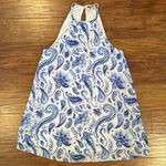 Show Me Your Mumu Gomez Mini Dress Blue Paisley Size XS Photo 7