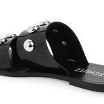 Schutz NEW  Square Toe Lizzie Slide~Black~Jelly~10 / 40 ~Gorgeous Statement Shoes Photo 0