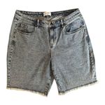 Lane Bryant Jean Shorts Signature Fit Mid Rise Boyfriend Bermuda Plus Size 14 Photo 0