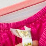 Debbie Katz Beach Coverup pink dress tassels embroidered flowers off sho… Photo 2