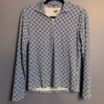 Lands' End Long Sleeve Swimsuit Rash Guard Quarter Zip UPF 50 (NWOT) Photo 0