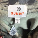 Sundry  Camo Knit Sport Joggers Side Stripe Green‎ Black Size 2 Photo 4