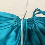 PRETTYGARDEN  Green Asymmetrical Ruched One-Shoulder Cocktail Gown Photo 7