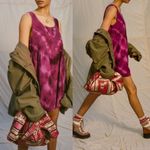 Urban Outfitters NWT UO Kimchi Blue Tie-Dye Corduroy Babydoll Dress Photo 1