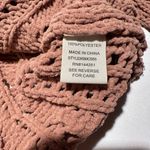 Moon and Madison sweater collection NWT large crochet long sleeve crewneck style Brown Photo 2