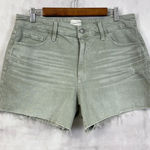 Universal Threads Universal Thread Shorts Womens 12 Dusty Olive Vintage Midi Boho Summer Retro Photo 0