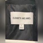 Elizabeth and James  Black Blazer Size Large Photo 2