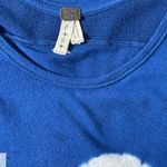 Free People  We the Free Graphic tie-dyed Cotton Blue White Tee Size S Photo 8