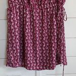 Gap Petite Sleeveless Tie Waist Shirtdress Kidney bean - Excellent MP Photo 10
