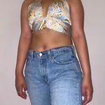 Princess Polly  Swirl Halter Crop Top Photo 0