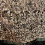 Loft Women Wool Blend Skirt Sequin Velvet Trim Lined Aline-8P Photo 1