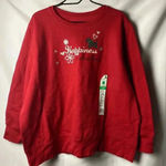Just My Size NWT JMS ECOSMART SOFT SWEATS WOMEN PLUS SIZE 2X(18/20) RED SWEATSHIRT FLEECE… Photo 1