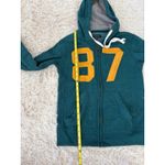 Vintage Aeropostale Full Zip Hoodie Sweatshirt Teal Yellow Number 87 XS Teen Green Size undefined Photo 5