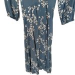 Faithfull the Brand Faithful The Brand Chloe Floral Midi Blue Dress Size 2 Photo 2