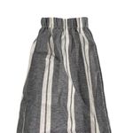 Love Streak linen rayon blend large striped joggers gray white lightweight beach Photo 2