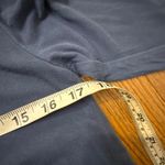 Joan Vass Studio navy blue cowl neck tunic blouse M Photo 5