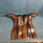 Vero Cuoio  Knee High Zipper Brown Leather Boots | Size 6.5 - Made in Italy Photo 11