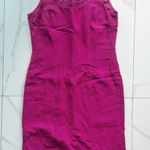 Tahari dress size 4 pink linen Photo 0
