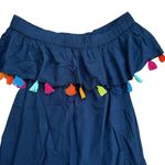 Escapada  Off-Shoulder Blouse with Colorful Tassels Photo 1